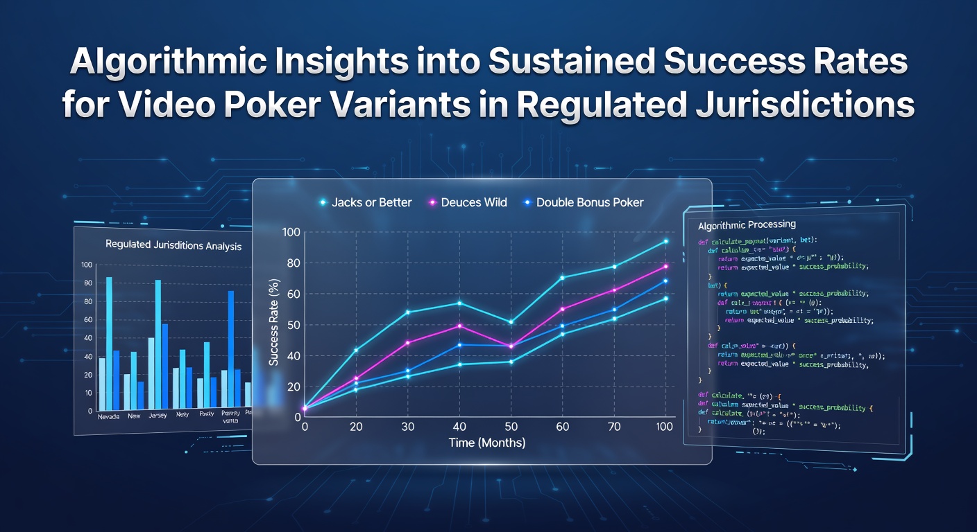 Detailed algorithmic breakdown of video poker variant payout structures and success metrics in regulated markets