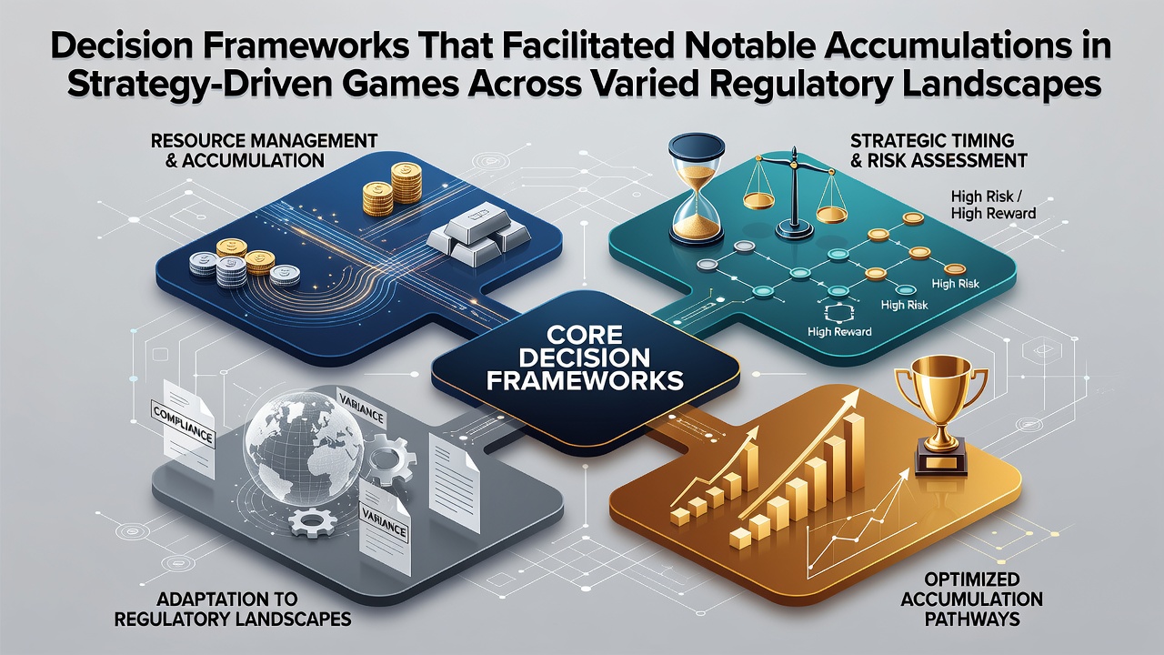 Strategic decision frameworks applied in regulated gaming environments across multiple jurisdictions