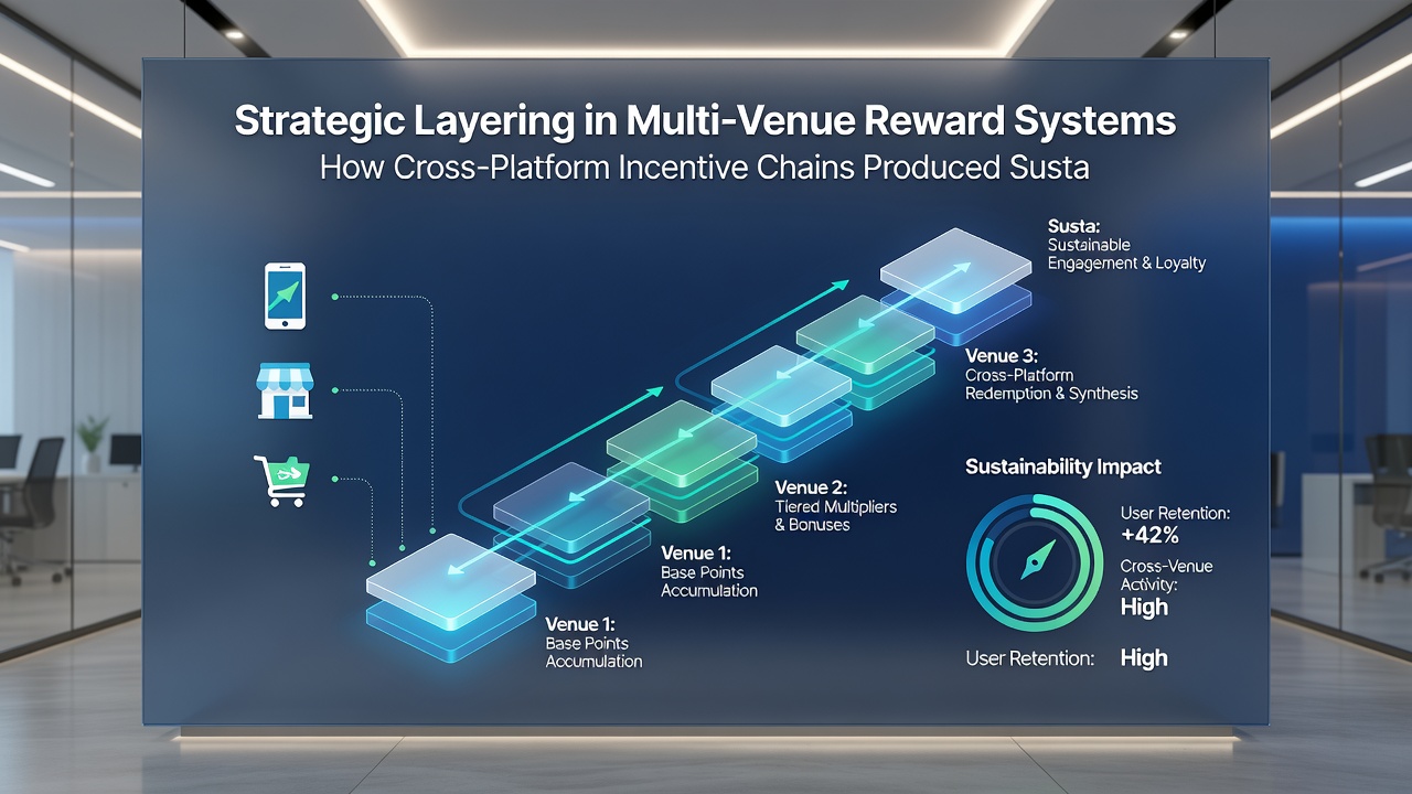 Players engaging with layered rewards across casino floors and digital platforms